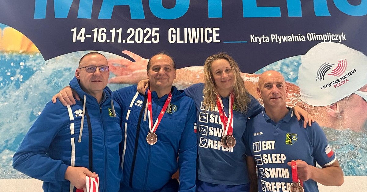 15 medali dla Delfina Masters Tarnobrzeg na zimowych Mistrzostwach Polski