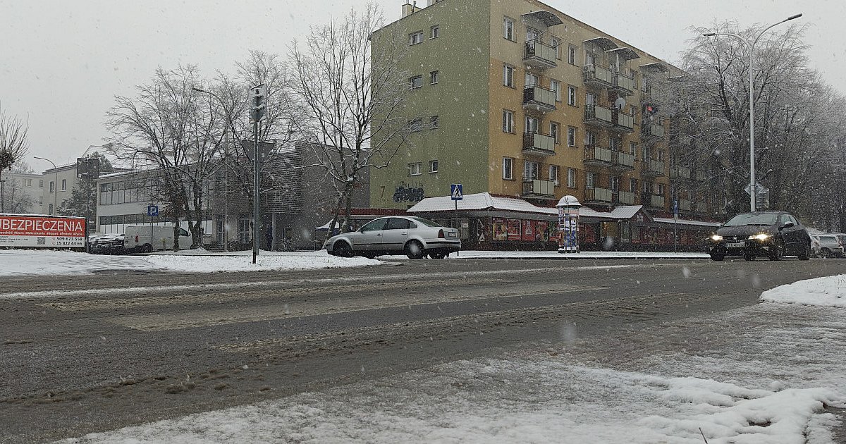 Ostrzeżenie o zamarzaniu mokrej nawierzchni dla Tarnobrzega i okolic