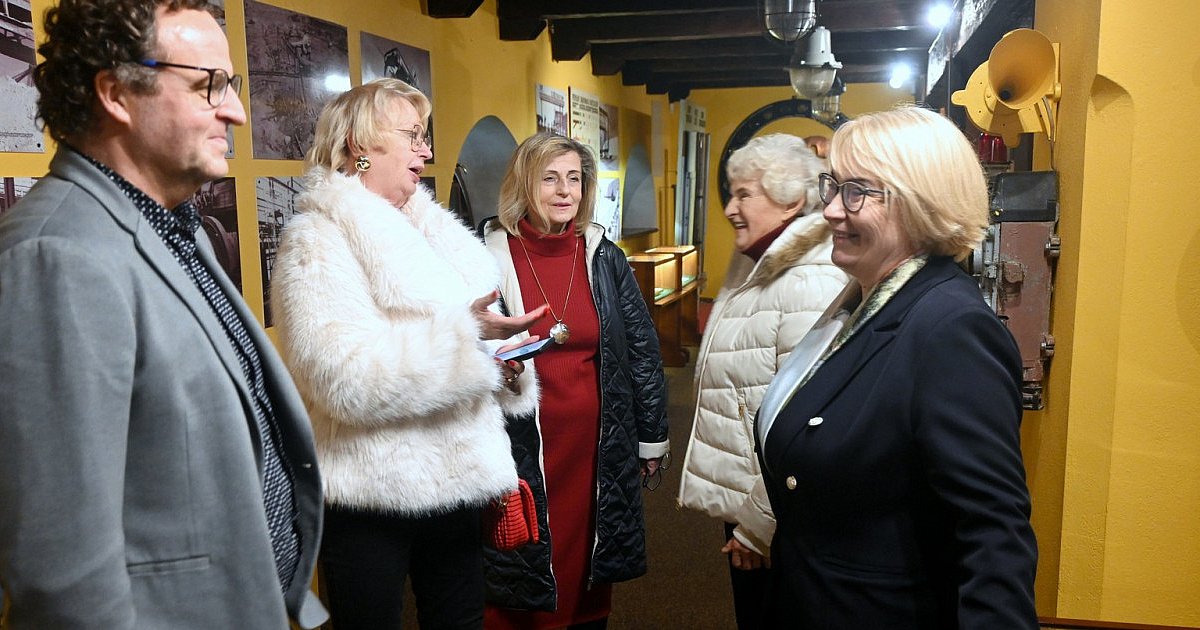 Z okazji Barbórki zwiedzali Muzeum Polskiego Przemysłu Siarkowego w Tarnobrzegu