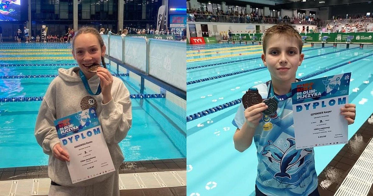 Trzy medale UKS Delfin Tarnobrzeg w ogólnopolskich zawodach