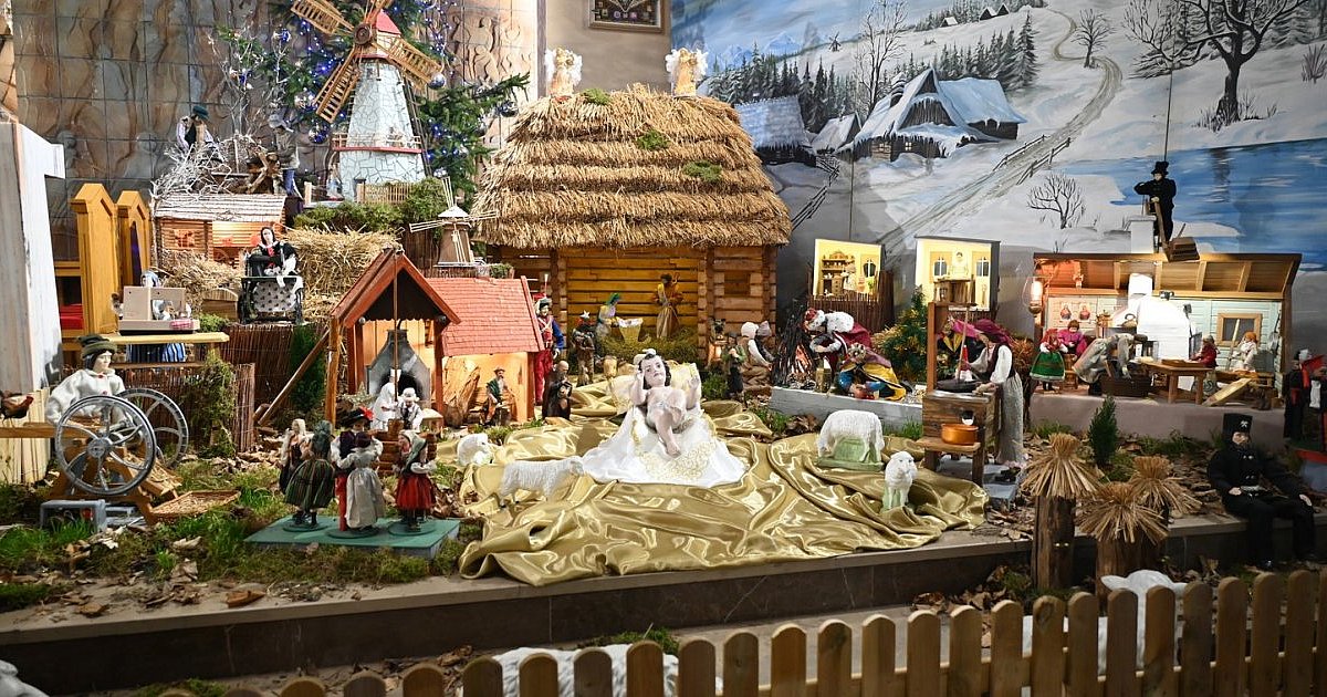 Ruchoma szopka w kościele na Serbinowie w Tarnobrzegu. Zobacz nagranie [WIDEO]