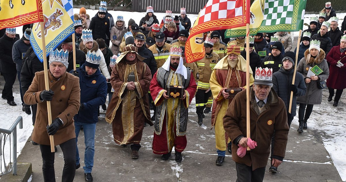 Orszak Trzech Króli 2026 w Goźlicach na Sandomierszczyźnie [ZDJĘCIA]