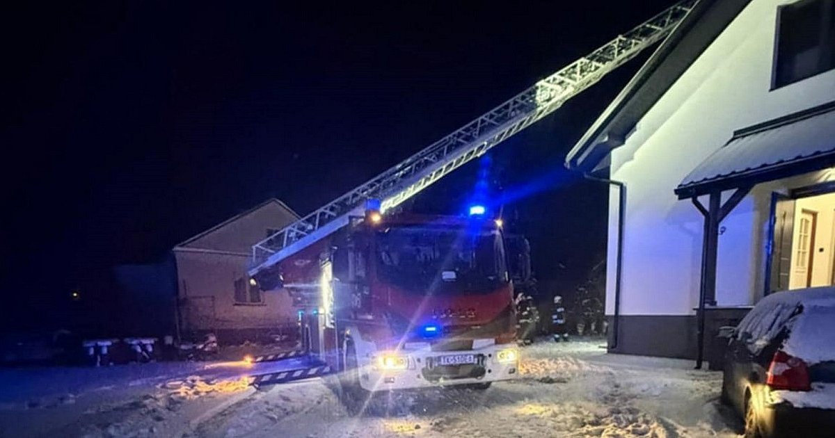 Nocą strażacy dwa razy wyjeżdżali do akcji w gm. Samborzec