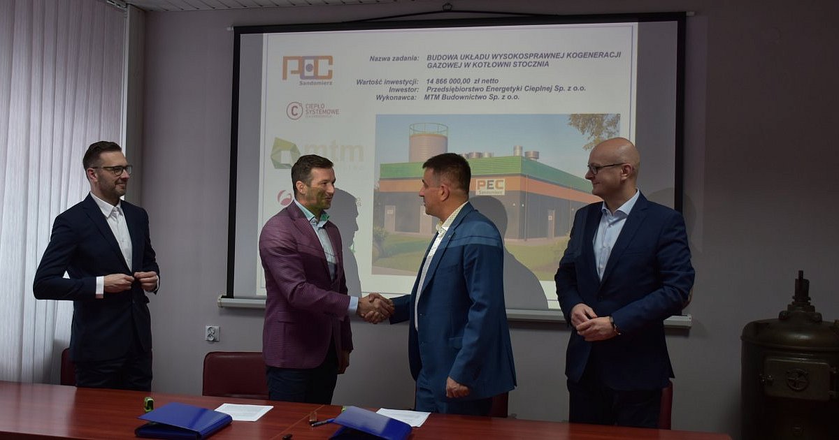 Największa inwestycja w historii PEC w Sandomierzu. Kotłownia "Stocznia" z nowym źródłem ciepła