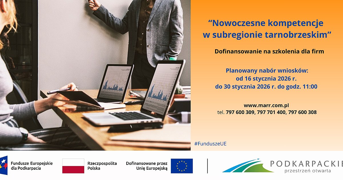 Dofinansowania do szkoleń dla firm! Nabór od 16 stycznia 2026