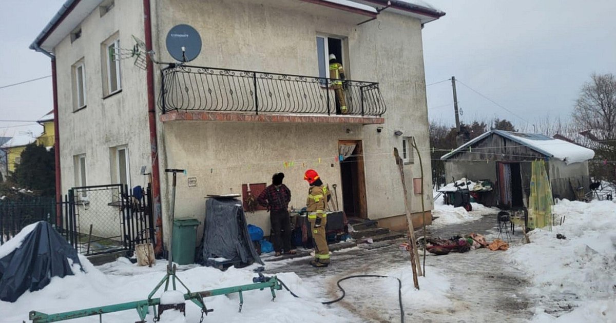 Palił się dom w Ciszycy pod Koprzywnicą