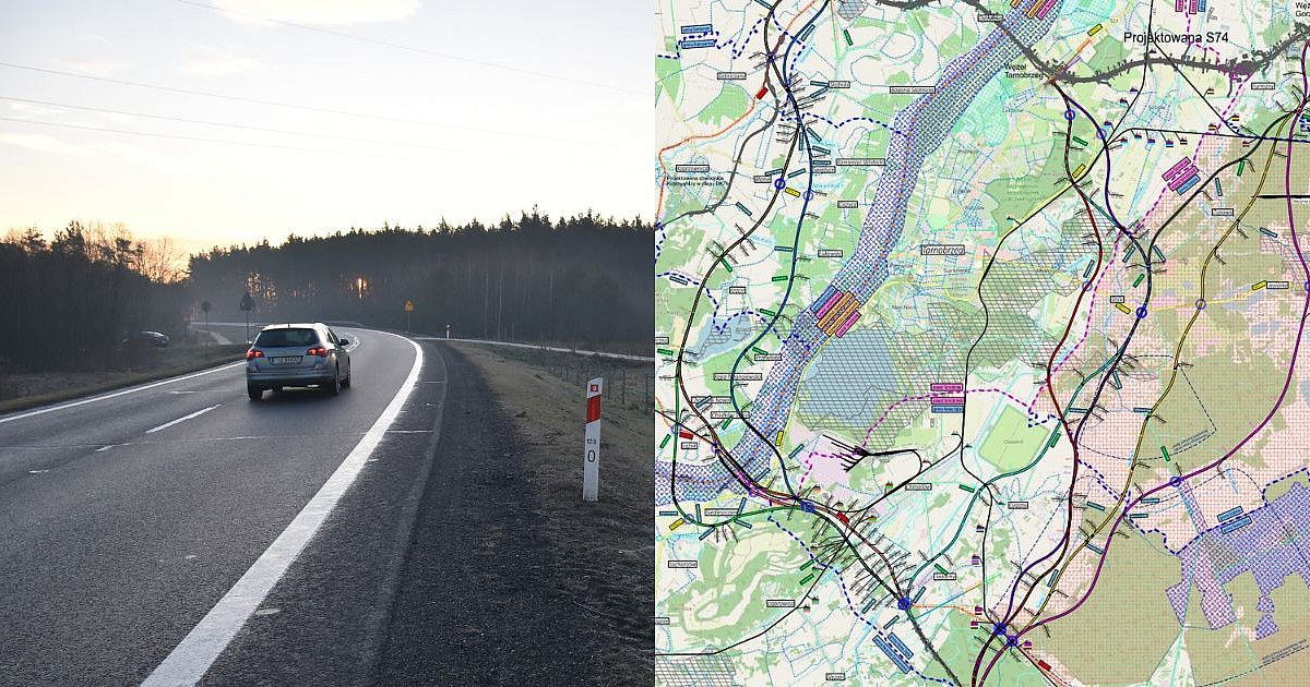 Nowy ślad DK9 połączy obwodnicę Nowej Dęby z ekspresową S74. Zobacz mapy i warianty trasy [ZDJĘCIA]