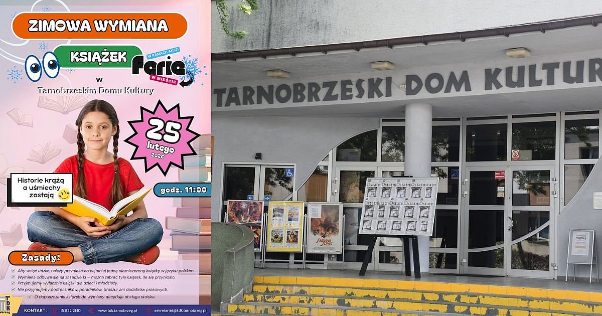 W Tarnobrzeskim Domu Kultury odbędzie się wymiana książek