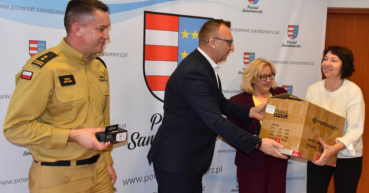 Czujki czadu i dymu dla osób samotnych i niesamodzielnych w Sandomierzu