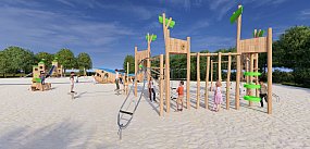 Pierwsza koncepcja terenów zielonych nad Wisłą