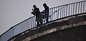 Trwa remont tarnobrzeskiego „grzyba” [ZDJĘCIA]