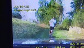 14-latek uciekaprzed policją na hulajnodze. Jadach