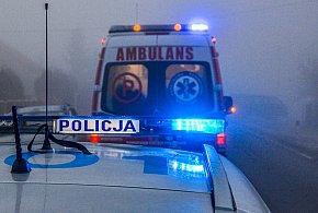 Zderzenie ciągnika z osobówką na DK79 w Koprzywnicy-226413