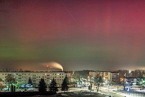 Niezwykły spektakl na niebie. Zorza polarna rozświetliła region! [ZDJĘCIA]-229711