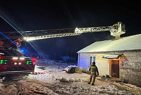 Pożar sadzy w gminie Wilczyce. Szybka akcja strażaków