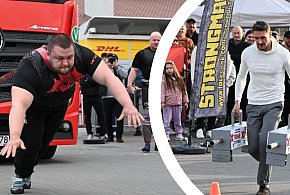 Wielkie ciężary i wielkie emocje w Tarnobrzegu. Strongmani rywalizowali... [FOTO]