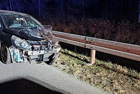 W Alfredówce osobowy Renault zderzył się z łanią