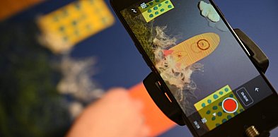 Warsztaty animacji poklatkowej w TDK.