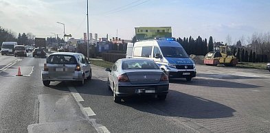 Wypadek na ul. Kwiatkowskiego w Sandomierzu. Kobieta trafiła do szpitala