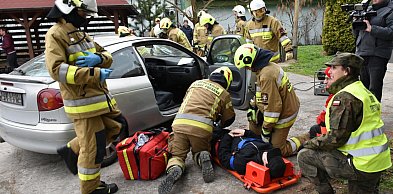 Przygotowani na najgorsze. Służby ćwiczą w gminie Samborzec [ZDJĘCIA]