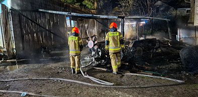 Pożar gospodarstwa pod Opatowem. Spłonęło mienie warte 300 tysięcy złotych!