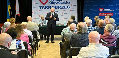 Poseł Paweł Kowal w Tarnobrzegu. „Zasługujecie na własnego posła”