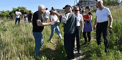Nowe bloki przy ul. Okrzei w Sandomierzu? Odbyła się wizja lokalna [ZDJĘCIA]