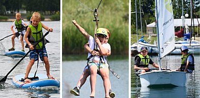 Półkolonie nad Jeziorem Tarnobrzeskim. Grupa Woda ma skuteczny sposób na nudę