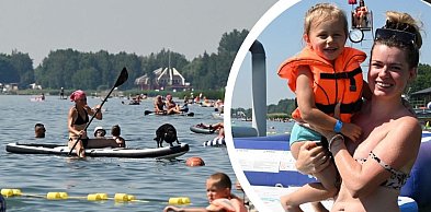 Niedzielna pogoda bije rekordy, plażowicze szturmują Jezioro Tarnobrzeskie [FOTO]