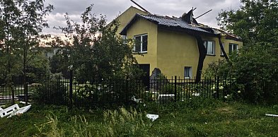 Blisko 30 interwencji po nocnych burzach. Strażacy usuwali skutki nawałnicy