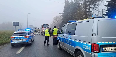 Jedna osoba ucierpiała w wypadku na obwodnicy Sandomierza. Droga zablokowana-228882