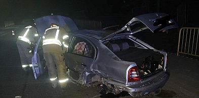 Groźny wypadek na drodze krajowej w pow. sandomierskim [ZDJĘCIA]