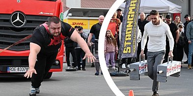 Wielkie ciężary i wielkie emocje w Tarnobrzegu. Strongmani rywalizowali... [FOTO]