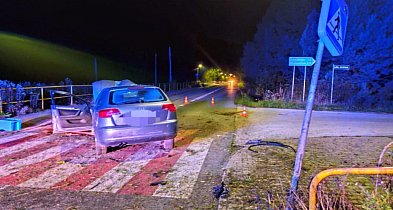 Audi dachowało, kierowca miał ponad 3 promile! [ZDJĘCIA]-226611