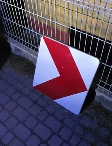 Niósł znak drogowy przez miasto. 17-latek z Połańca miał nietypowy pomysł