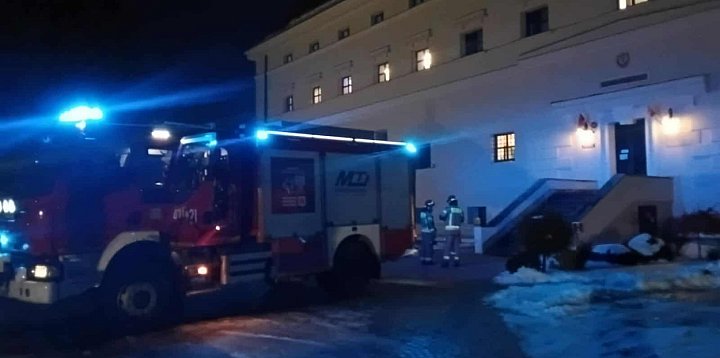 Awaria wentylatora w sandomierskim Zamku