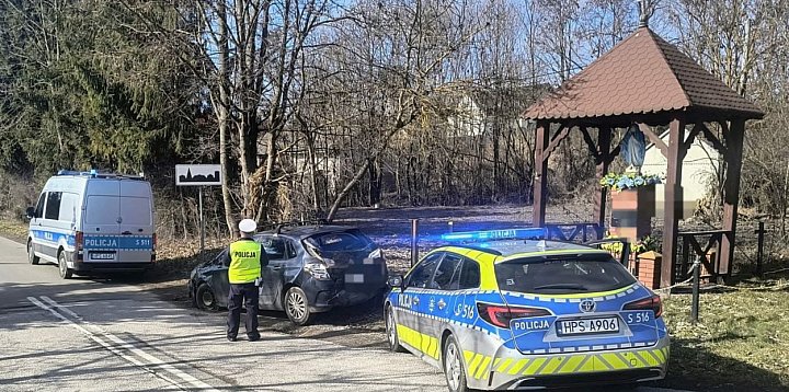 Zderzenie trzech aut na drodze krajowej nr 9