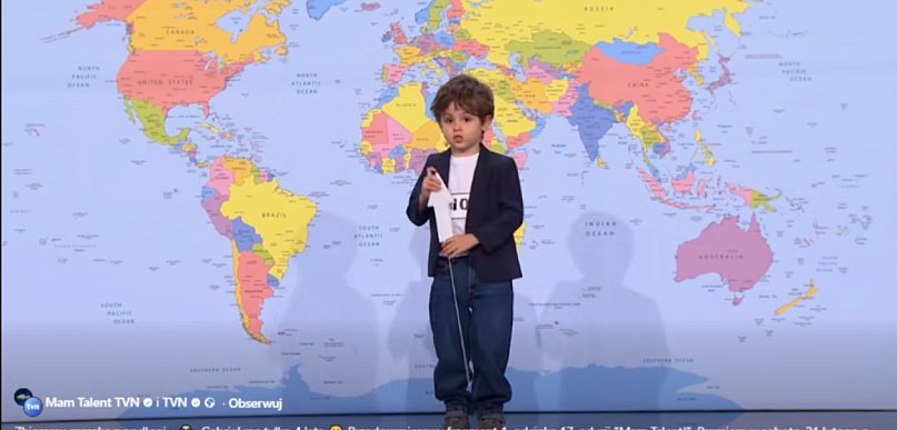 4-letni geniusz z Sandomierza wystąpi dziś wieczorem w programie "Mam Talent!"