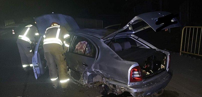 Groźny wypadek na drodze krajowej w pow. sandomierskim [ZDJĘCIA]