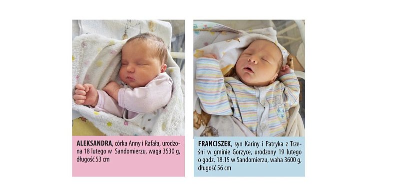 Zobacz zdjęcia dzieci urodzonych w Tarnobrzegu i Sandomierzu