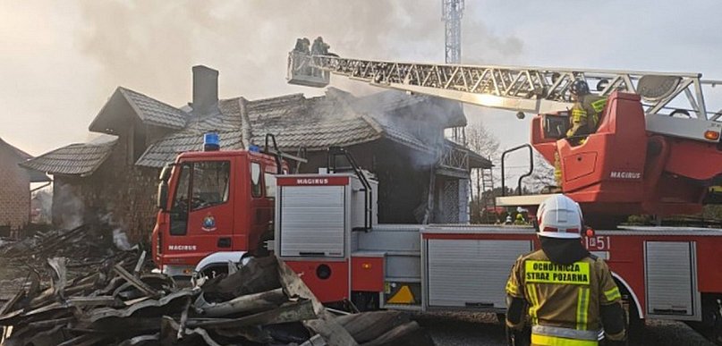 Żołnierz tarnobrzeskiego batalionu WOT stracił wszystko w pożarze