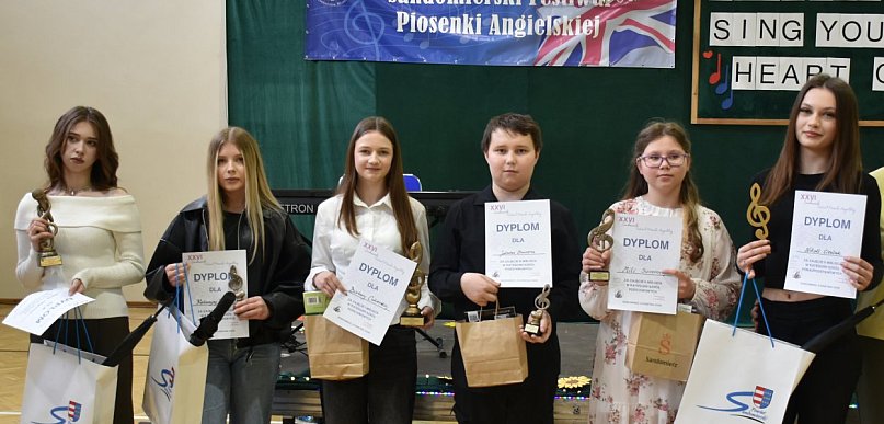 Młode talenty na Sandomierskim Festiwalu Piosenki Angielskiej [ZDJĘCIA]