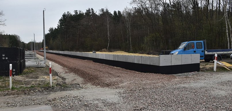 Trwa budowa przystanku kolejowego Tarnobrzeg-Ocice [ZDJĘCIA]