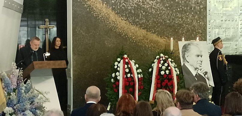 Pożegnanie Wiesława Myśliwskiego na Powązkach w Warszawie [ZDJĘCIA]