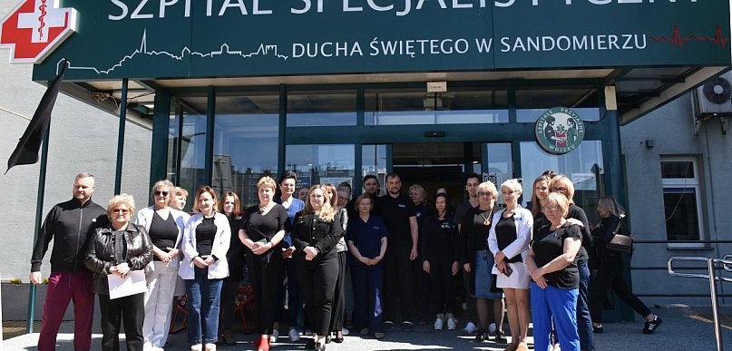 "Minuta ciszy" przed sandomierskim szpitalem