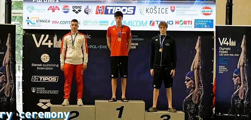 Srebro i rekord życiowy Alberta Borkowskiego w Koszycach na V4 Olympic Hopes Meet