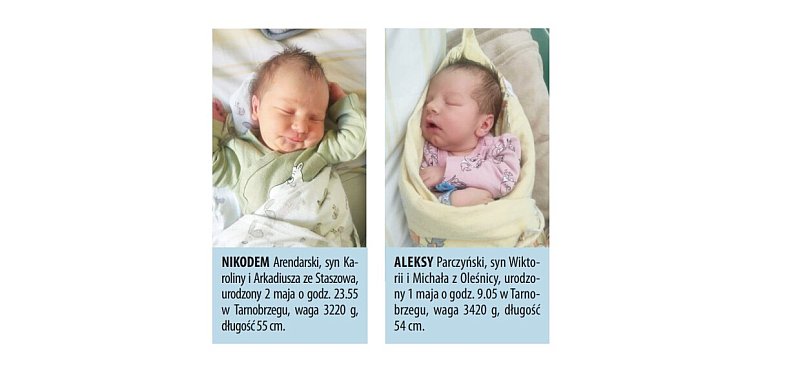 Zobacz zdjęcia dzieci urodzonych w Tarnobrzegu i Sandomierzu