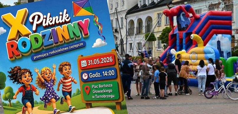 X Piknik Rodzinny w Tarnobrzegu. Dmuchance, koncerty i masa atrakcji na rynku