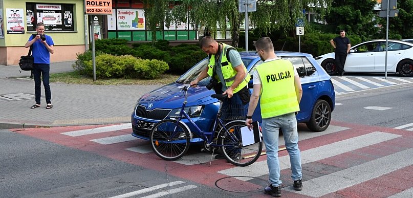 Kolejne potrącenie rowerzystki w Tarnobrzegu [ZDJĘCIA]