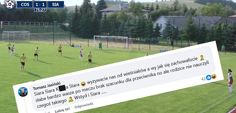 Chamstwo i prostactwo działacza i Cosmosu po meczu z Siarką. Co zrobi PZPN?